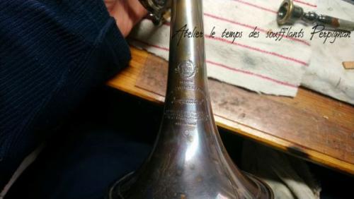 Trompette SELMER en ut argentée