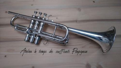 Trompette SELMER en ut argentée