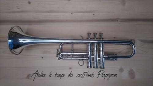 Trompette SELMER en ut argentée