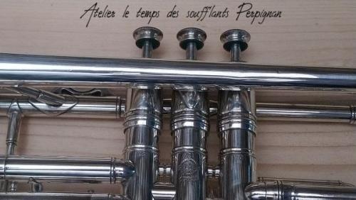 Trompette SELMER en ut argentée